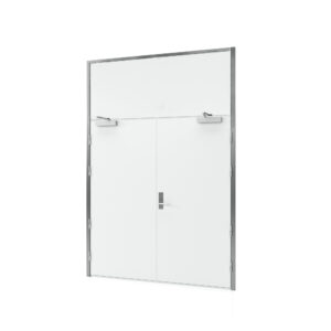 2-fløjet brand- og sikkerhedsdør med overfelt MH1002B120RC4T1